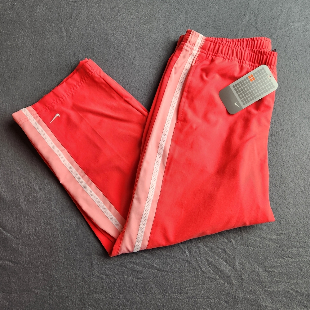 Nike women's Running Walking Yoga Gym Fitness Capris Sz M Pink 251316